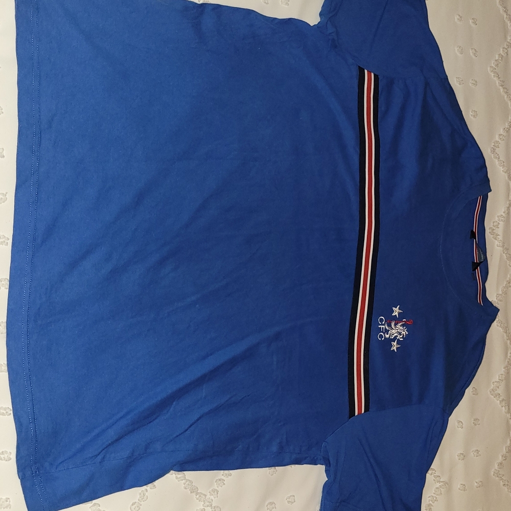 Official Chelsea FC Tee with Embroidered Logo UK